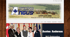 Desktop Screenshot of juniors.cdnangus.ca