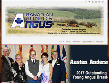Tablet Screenshot of juniors.cdnangus.ca